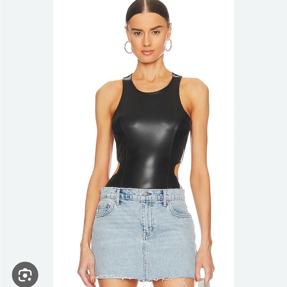 Heartloom Black Cutout Bodysuit